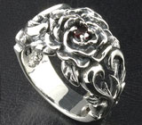 Кольцо "Роза Люцифера" Серебро 925