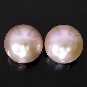 Пара радужных жемчужин 15,64 карат