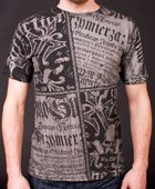 Футболка Affliction X-ray Method grey
