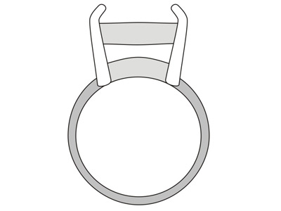 Кольцо с крупным круглым камнем
