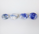 Benitoite (Бенитоит) 0,86 карата/4 штуки