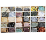 Коллекция из 30 образцов минералов и горных пород