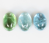 Tourmaline (Турмалины 3 оттенков) 2,53 карата / 3 штуки