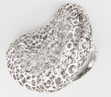 Крупное 3-D кольцо из коллекции "Sunshine" Серебро 925
