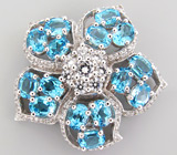 Кулон из коллекции "Sunshine" с топазами Серебро 925