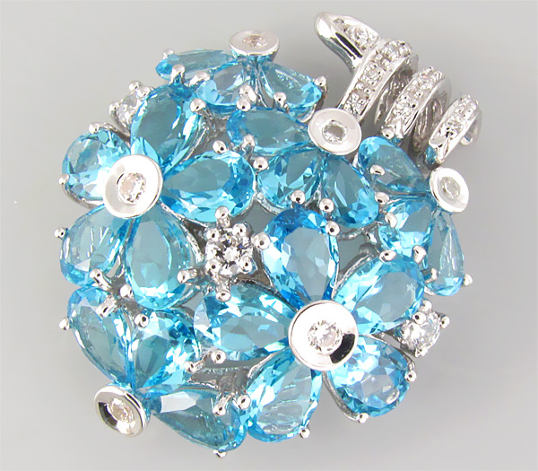 Кулон из коллекции "Sunshine" с топазами