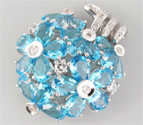 Кулон из коллекции "Sunshine" с топазами Серебро 925