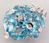 Кулон из коллекции "Sunshine" с топазами Серебро 925