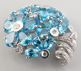 Кулон из коллекции "Sunshine" с топазами Серебро 925