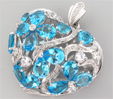 Кулон из коллекции "Sunshine" с топазами Серебро 925