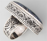 Эффектное кольцо с петерситом Серебро 925