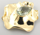 Кулон из коллекции "Sunshine" с зеленым аметистом Серебро 925