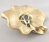 Кулон из коллекции "Sunshine" с зеленым аметистом Серебро 925