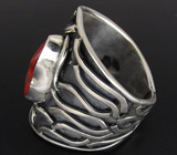 Кольцо с мексиканским огненным опалом Серебро 925