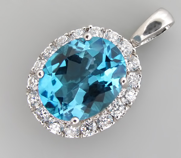 Кулон из коллекции "Sunshine" с топазом