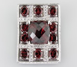 Кулон из коллекции "Sunshine" с гранатами Серебро 925