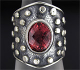 Кольцо с розовым турмалином Серебро 925