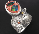 Кольцо с мексиканским болдер опалом Серебро 925