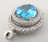 Кулон из коллекции "Sunshine" с топазом Серебро 925