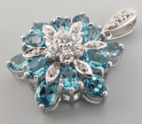 Кулон из коллекции "Sunshine" с топазами Серебро 925