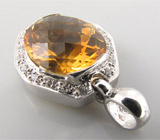 Кулон из коллекции "Sunshine" с золотистым цитрином Серебро 925