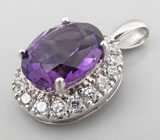 Кулон из коллекции "Sunshine" с аметистом Серебро 925