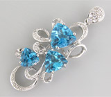 Кулон из коллекции "Sunshine" с топазами Серебро 925