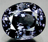 Кольцо с серебристо-пурпурной шпинелью и 10-ю бриллиантами Золото