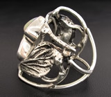 Кольцо с мексиканским белым опалом Серебро 925