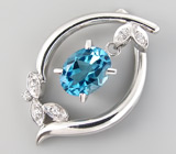 Кулон из коллекции "Sunshine" с топазом Серебро 925