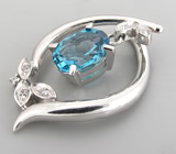 Кулон из коллекции "Sunshine" с топазом Серебро 925