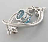 Кулон из коллекции "Sunshine" с топазом Серебро 925