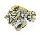 Кольцо "Бенгальский Тигр" от David Webb Золото