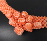 Колье из solid кораллов Золото
