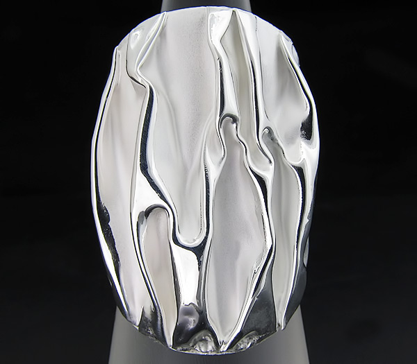 Текстурное кольцо из коллекции "Reflection"