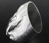 Текстурное кольцо из коллекции "Reflection" Серебро 925