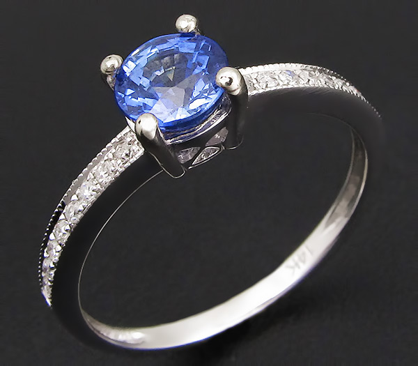 Серебряное Кольцо С Крупным Сапфиром Купить
