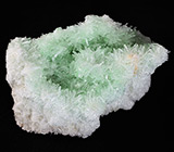 Зеленые и бесцветные кристаллы селенита 86 грамм 