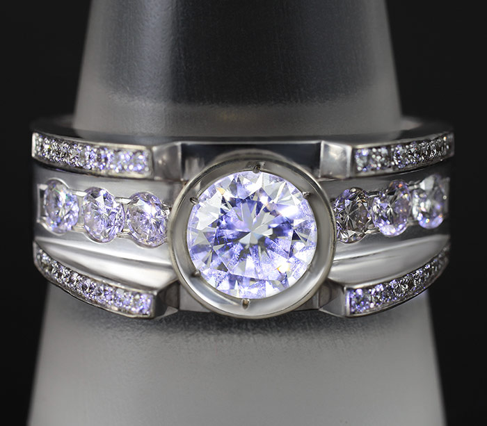 Кольцо от "Chimento" с бриллиантами 1,93 карат