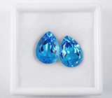 Пара топазов 30,51 карат 