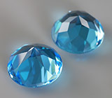 Пара топазов 15,82 карат 