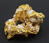 Редкость! Самородное золото на кварце 5,4 грамм 