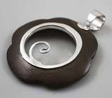 Кулон с черным деревом Sono Серебро 925