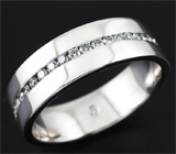Массивное мужское кольцо с бриллиантами Золото