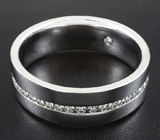 Массивное мужское кольцо с бриллиантами Золото