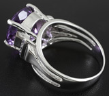 Замечательное кольцо с аметистом 5,6 карат Серебро 925