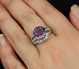 Серебряное кольцо с аметистом Серебро 925
