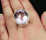 Серебряное кольцо с аметистом Серебро 925