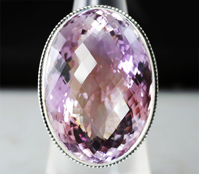 Серебряное кольцо с аметрином