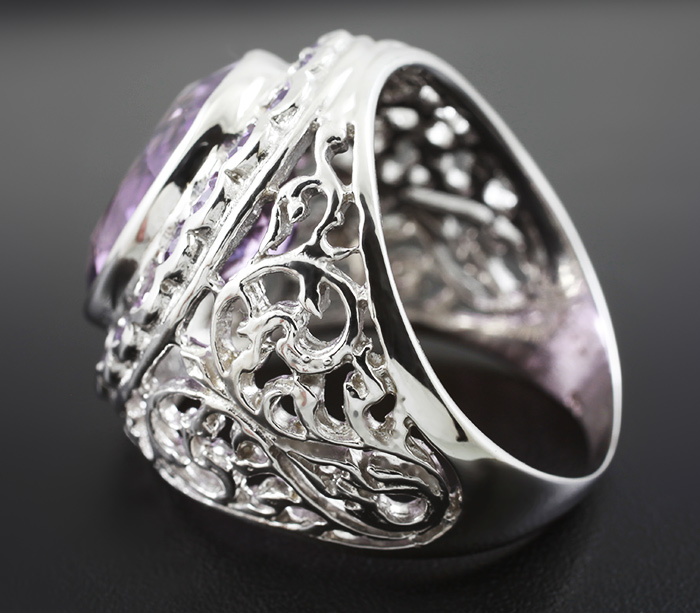 Крупное Кольцо Серебро Купить
